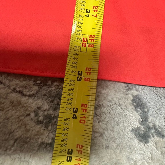 NWTs Chico’s Red/orange Utility Tunic Size 4 Or XL Blouse Career Casual - Picture 6 of 10